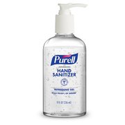 Purell Unscented Scent Gel Advanced Hand Sanitizer 8 oz 4102-12-S